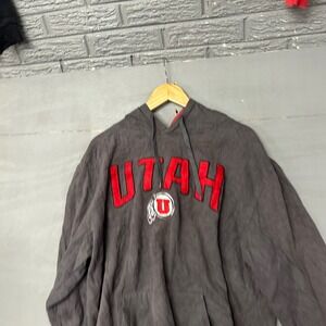 Stadium Athletics Utah Utes Hoodie Mens XXL Charcoal Grey Pullover Sweatshirt